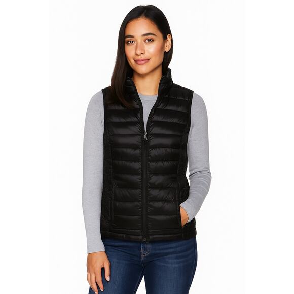 Weatherproof 32 Degrees Heat Women’s Black Puffer Vest Size M - Picture 1 of 5